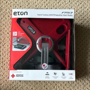 Eton Red Hand Turbine Radio